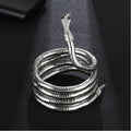 Cadena de hueso de serpiente, modelos para hombre y mujer, apertura oscura, Europa y Estados Unidos, estilo frío, forma aleatoria, collar con diseño de serpiente sinuosa.