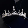 Princesa coreana Boda Nupcial Tiara Joyas Accesorios para el cabello CORONA DE REINA corona de diamantes