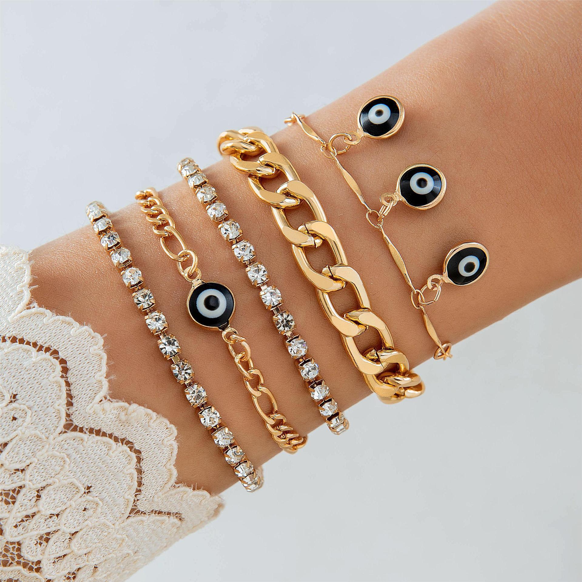 Women's Fashion Personalized Multi-layer Twin Bracelet