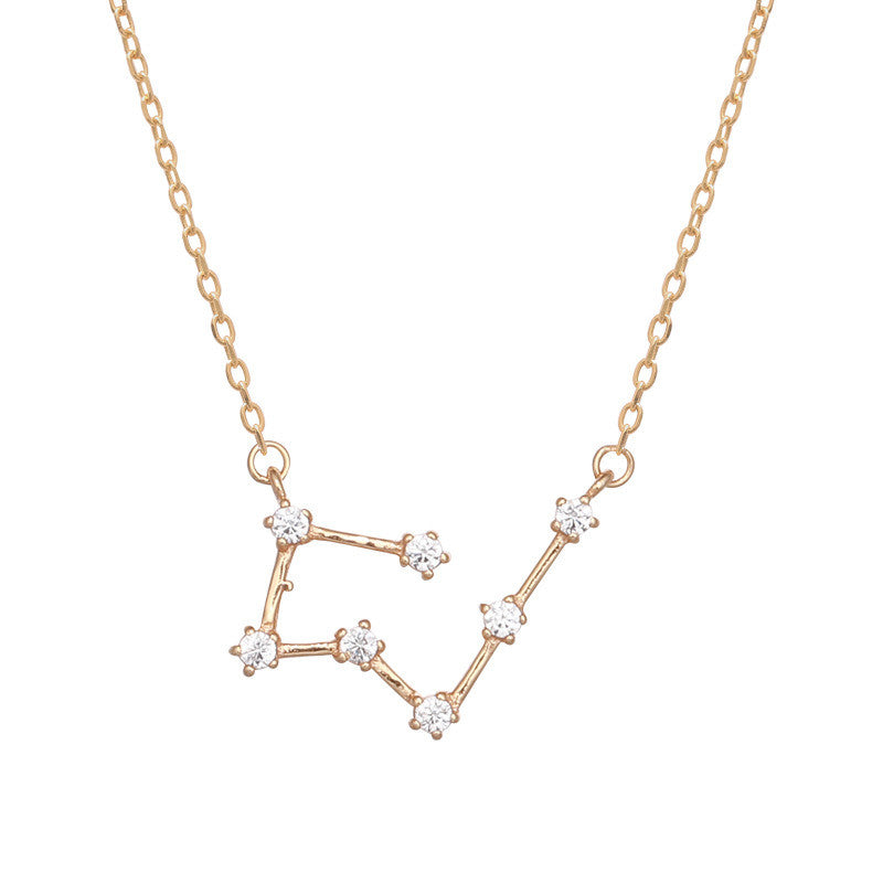 Collar con doce constelaciones para mujer