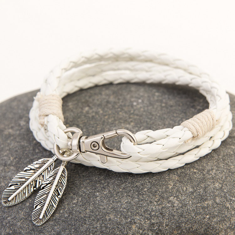 Modeschmuck Lederanhänger Freundschaftsarmbänder & Armreifen