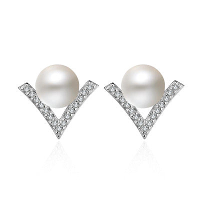 Pendientes triangulares en forma de V