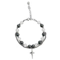 Cold Wind Ice Crack Beads Stitching Bracelet