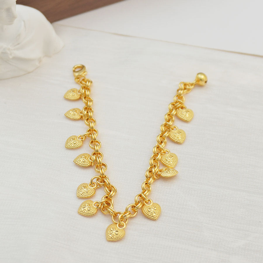 Elegante y Preciosa Pulsera con Forma de Corazón