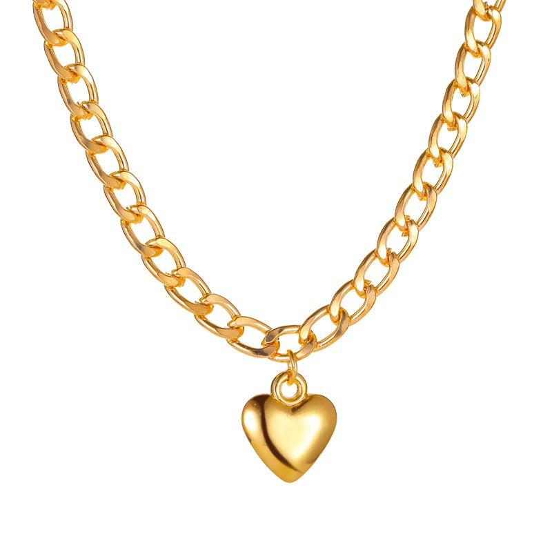Jewelry Punk Style Thick Clavicle Chain Simple