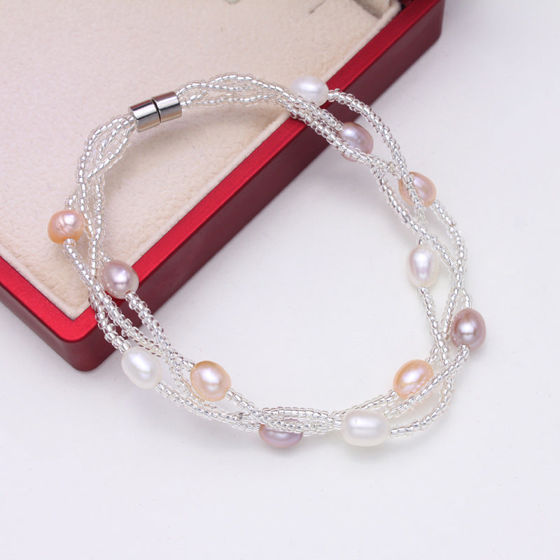 Pulsera de perlas de agua dulce