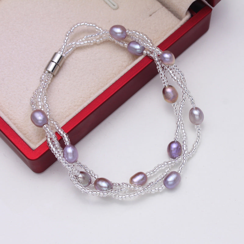 Pulsera de perlas de agua dulce