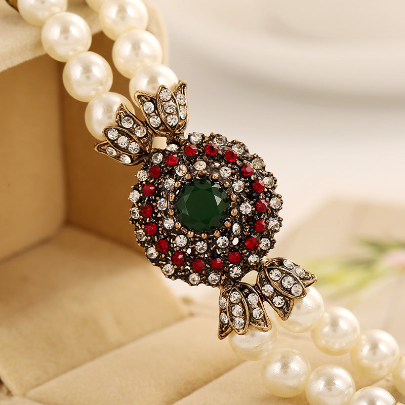 Pulsera de perlas de lujo