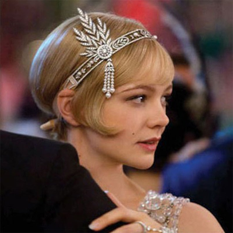 Accesorios para el cabello Corona de perlas