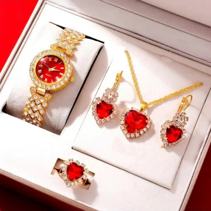 Bunte Kristalle Quarzschmuck Anzug