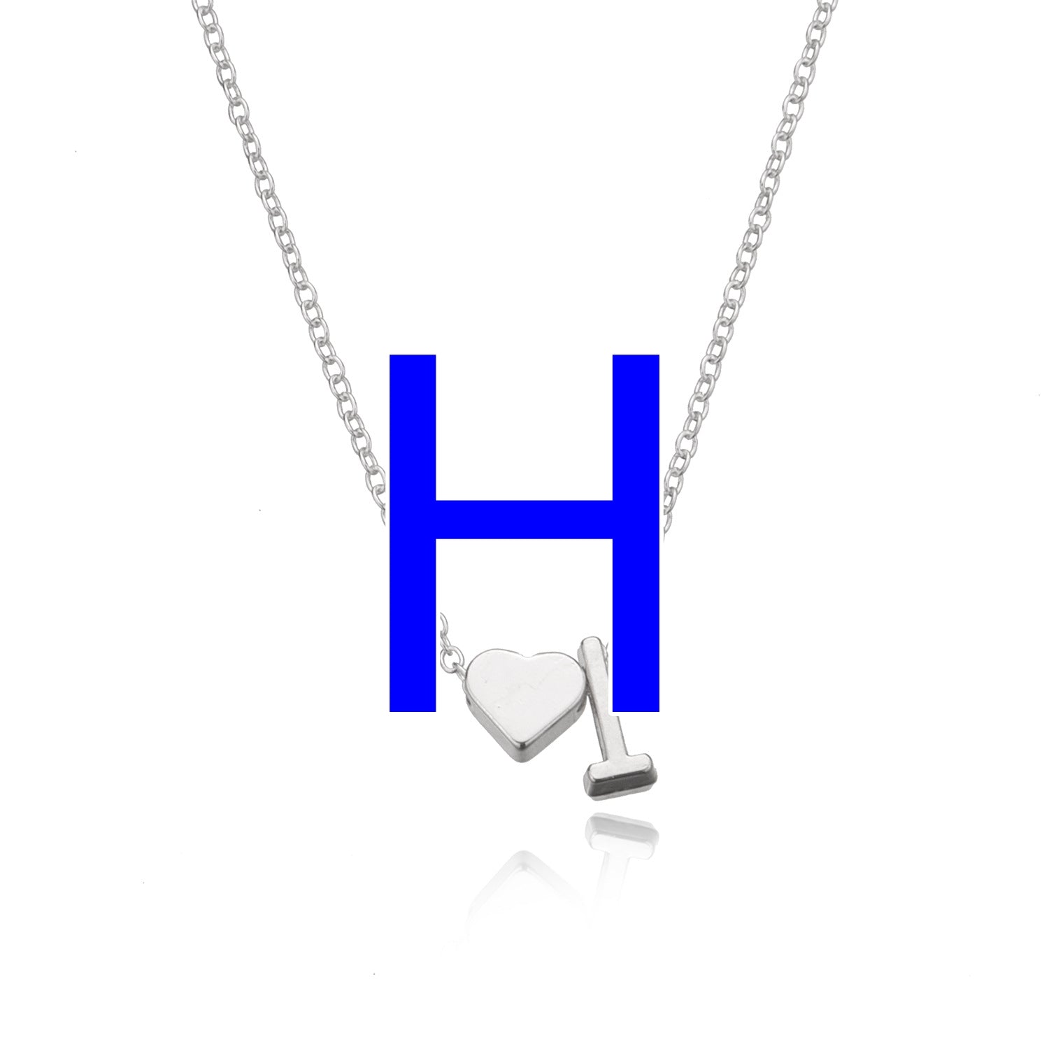 Fashion Exquisite Initial Gold And Silver Clavicle Chain