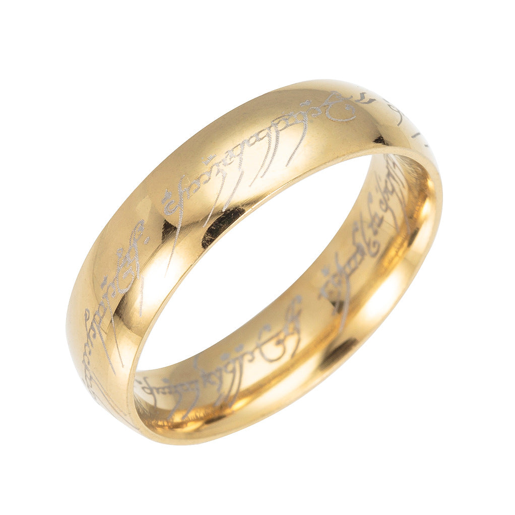 Titanstahlring Herrenring Ring