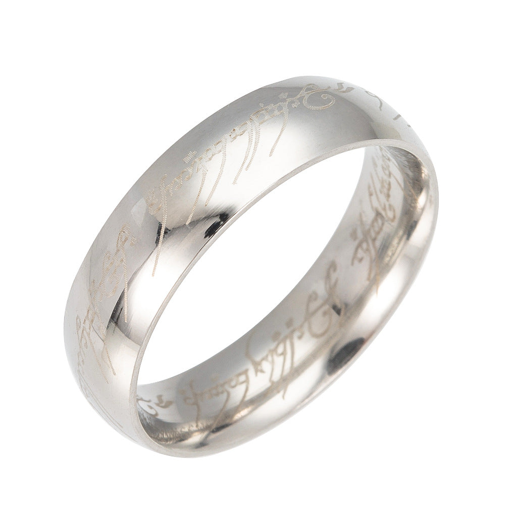 Titanstahlring Herrenring Ring