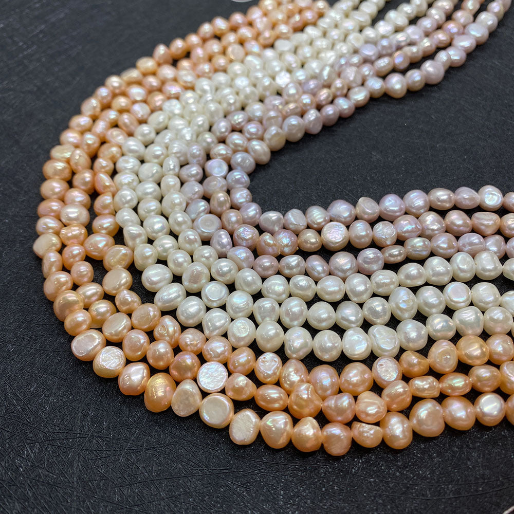 Cuentas de perlas de agua dulce naturales Accesorios DIY