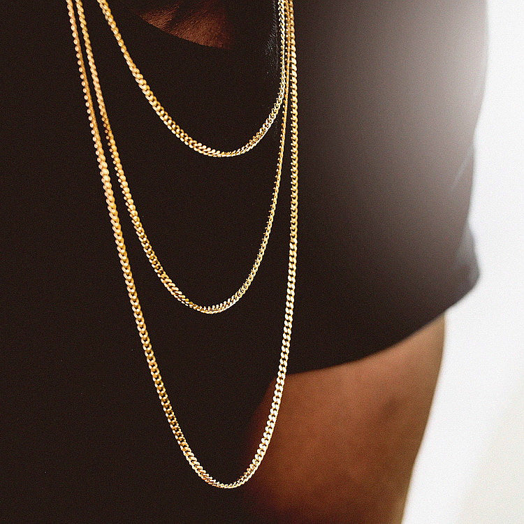 Titanstahl Hip-Hop Grindingkette Herren