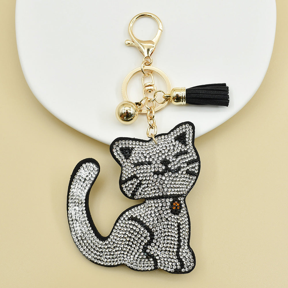 Elegante colgante de bolso con diseño de animal de dibujos animados