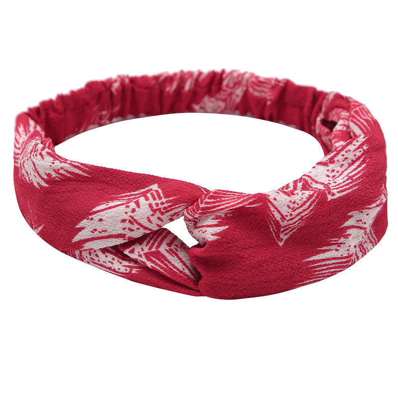 Women's Polka Dot Printed Bohemian Sweet Simple Hair Band