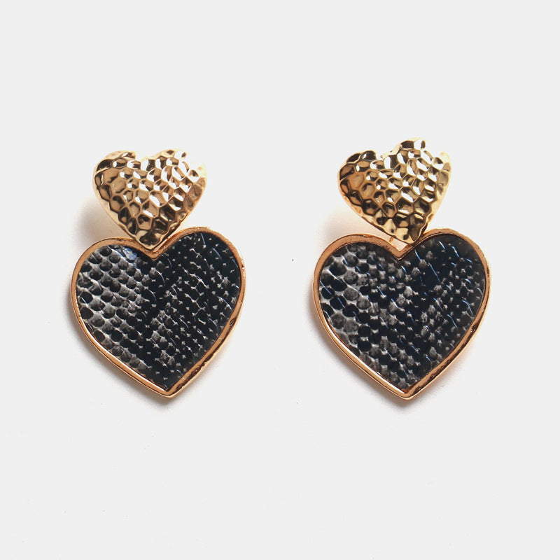 Pendientes de corazón para mujer