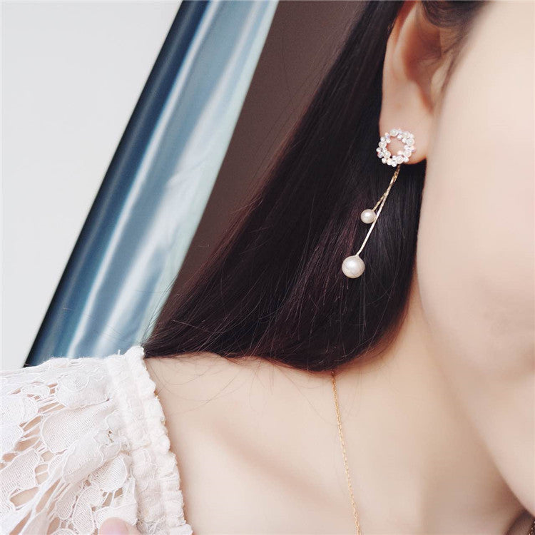 Perlenkranz-Ohrstecker