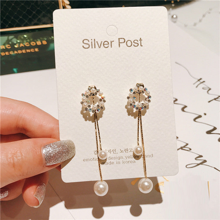 Perlenkranz-Ohrstecker