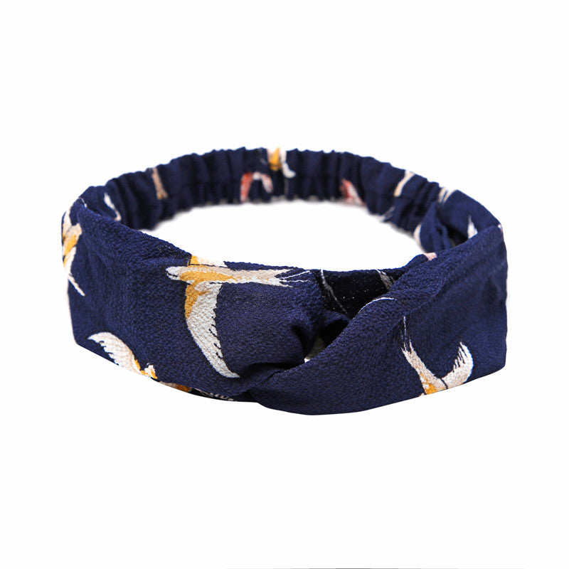 Women's Polka Dot Printed Bohemian Sweet Simple Hair Band