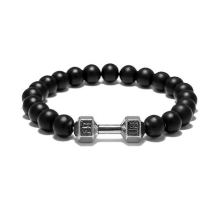FIT LIFT Brazalete de Cuentas de Mancuernas de Metal