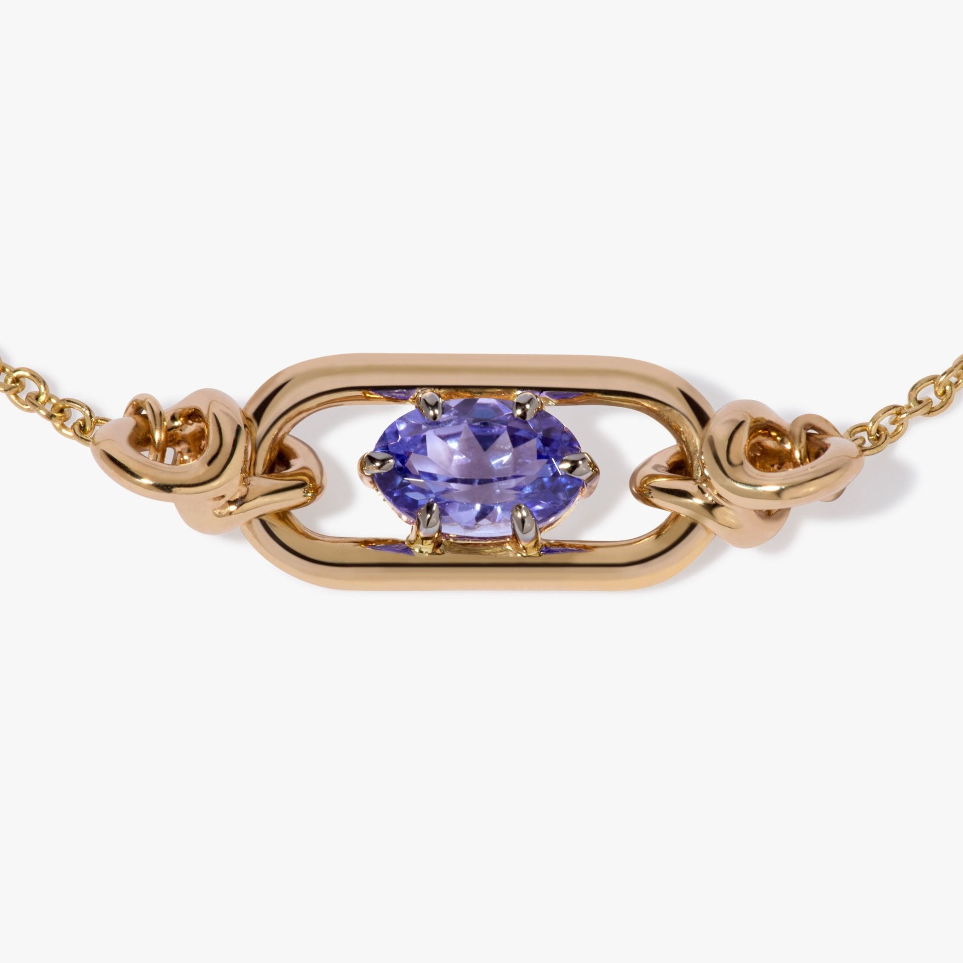 Natural Stone Twelve Birthstone Pendant Bracelet