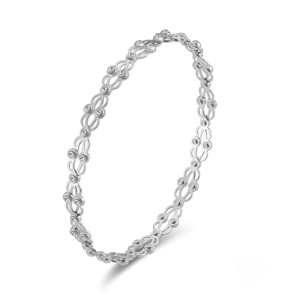 Pulsera de circonita galvanizada New Scale Jewelry