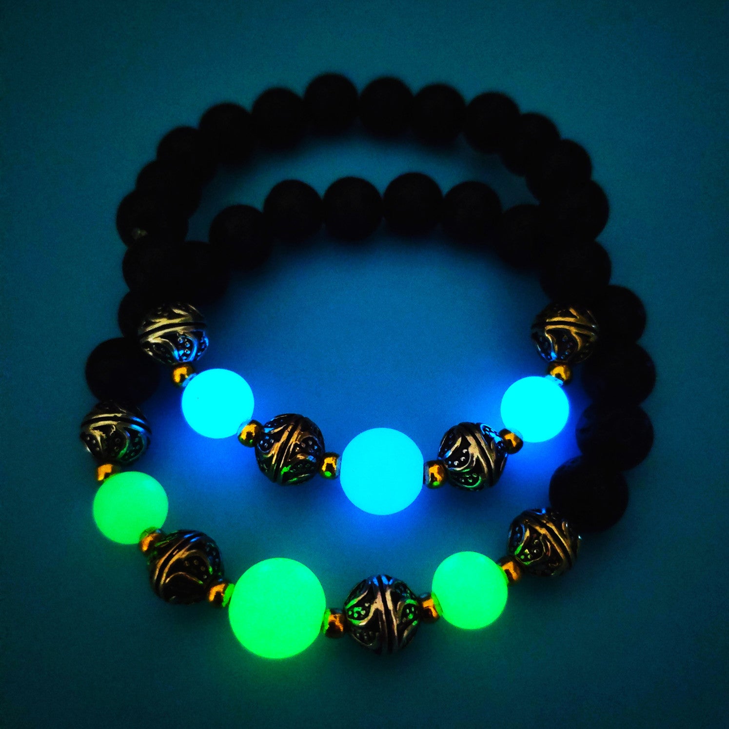 Pulsera Luminosa de Cuentas para Mujer