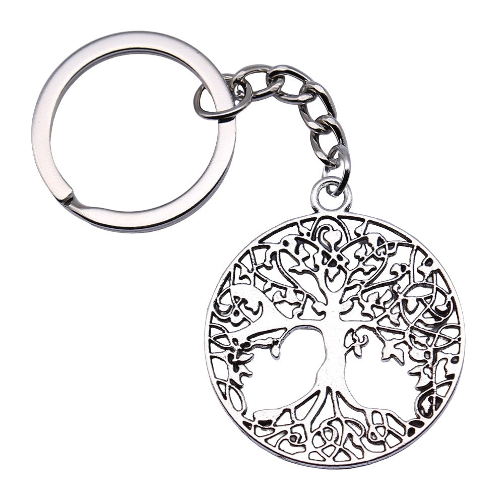 Colgante de árbol de la vida vintage de joyería