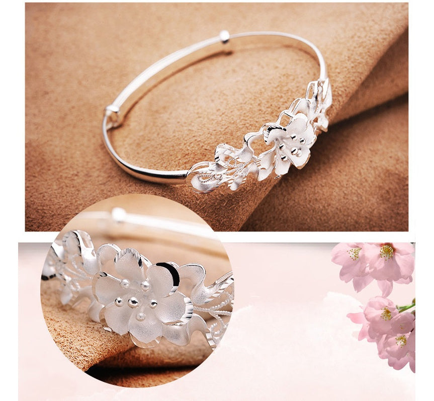 Pulsera Ajustable Dama Flor Bauhinia Dulce Pulsera Vera
