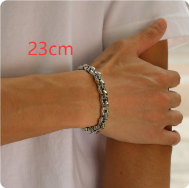 Pulsera Sencilla Casual de Acero para Hombre