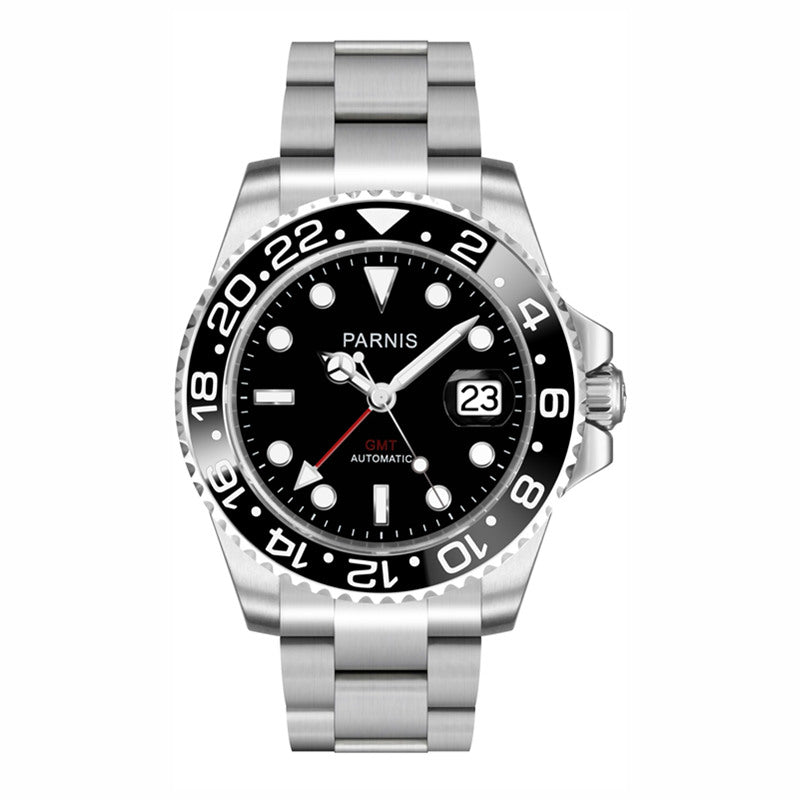 Hora superimpermeable GMT para hombre