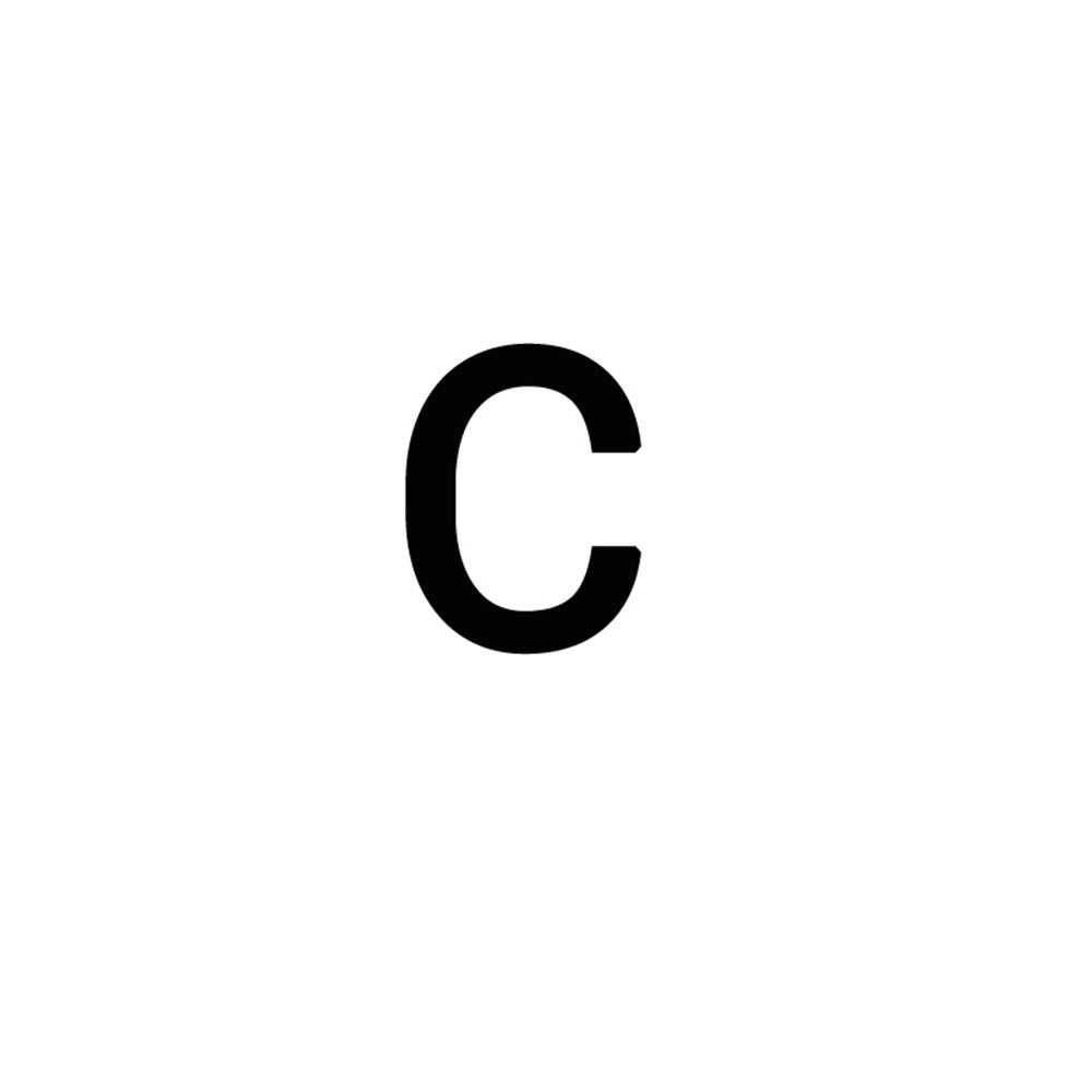 Llavero de acero inoxidable simple con letras a la moda
