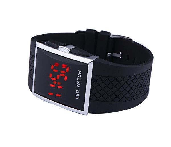 Herren Damen Casual Unisex Weiß Schwarz LED Digital Sport Armbanduhr Armbanduhr Datumsanzeige Uhr