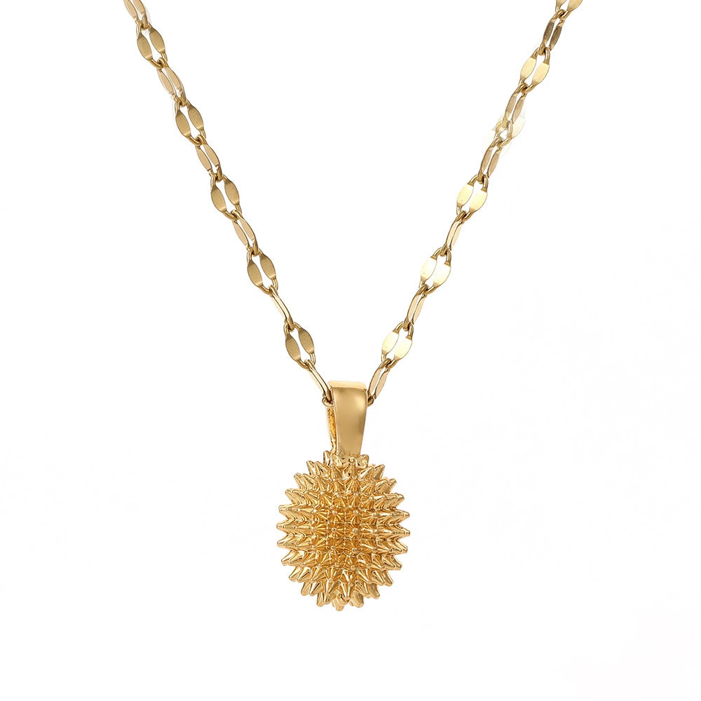 Women's Solid Durian Necklace Simple And Elegant