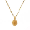 Women's Solid Durian Necklace Simple And Elegant