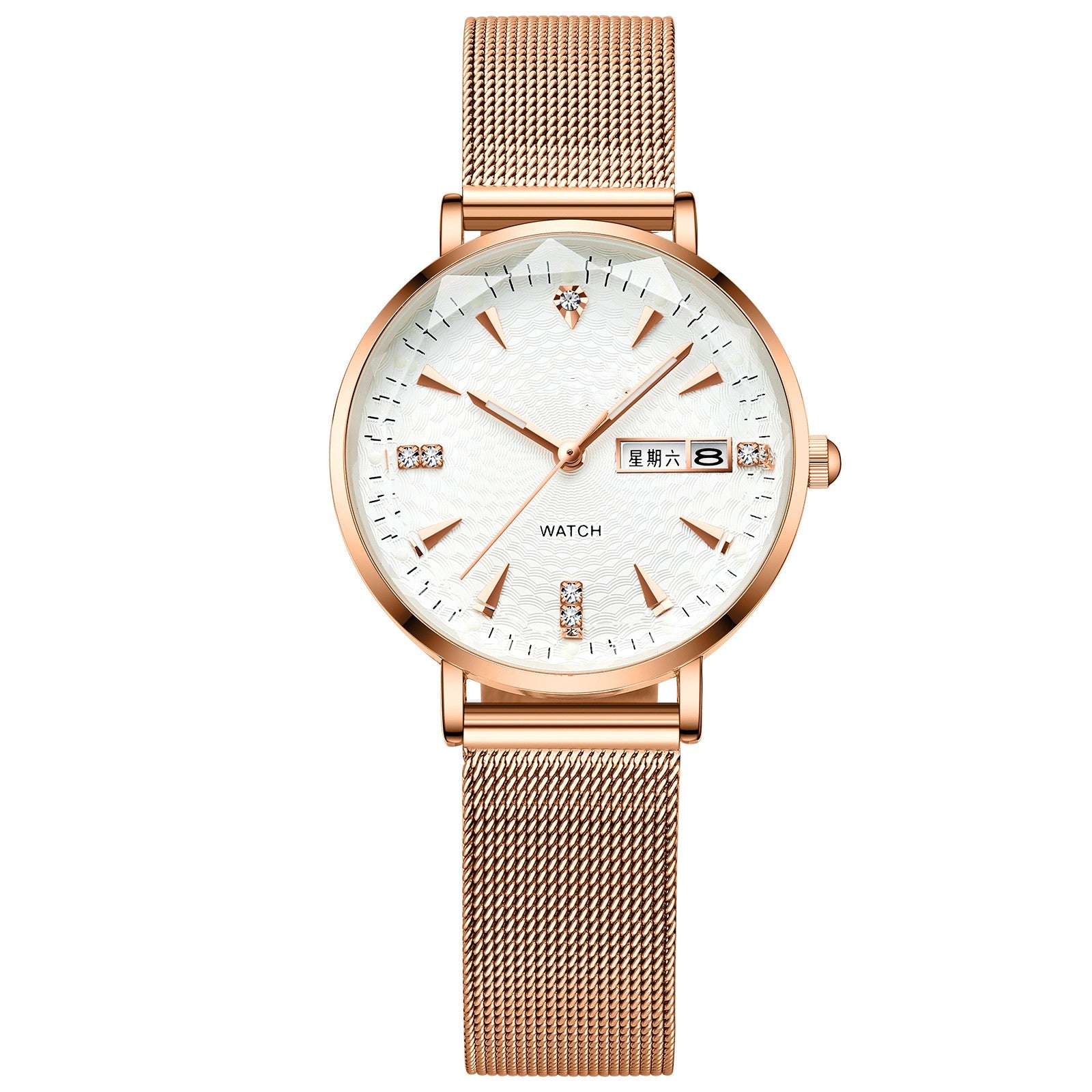 Nuevo Reloj de Cuarzo Luminoso Impermeable de Moda para Mujer