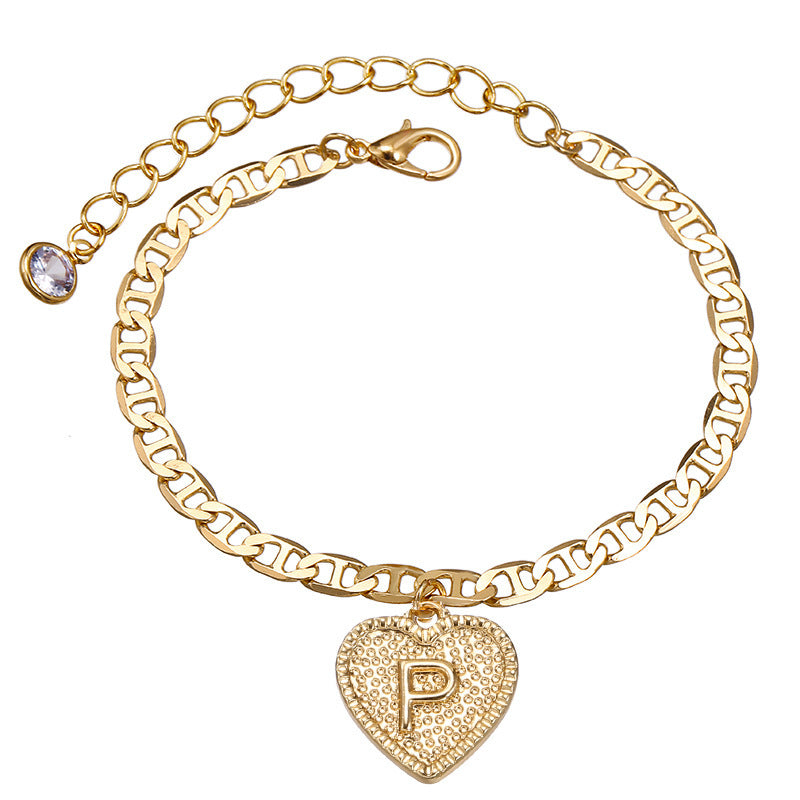 26 English Letters Fashion Men's And Women's Beach Chain