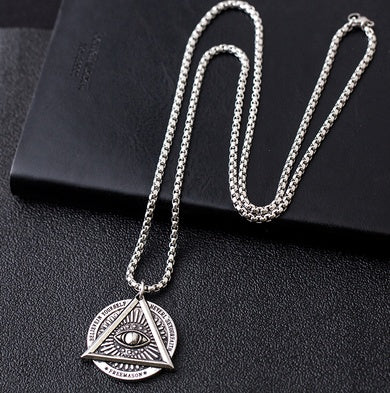 Hiphop pendant titanium steel chain pendant for men and women