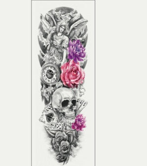 Pegatina de tatuaje impermeable para brazo completo