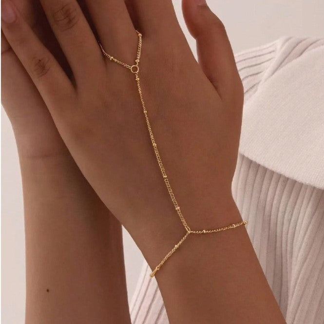 Nuevo y Elegante Anillo Pulsera con un Toque Lujoso y Exclusivo