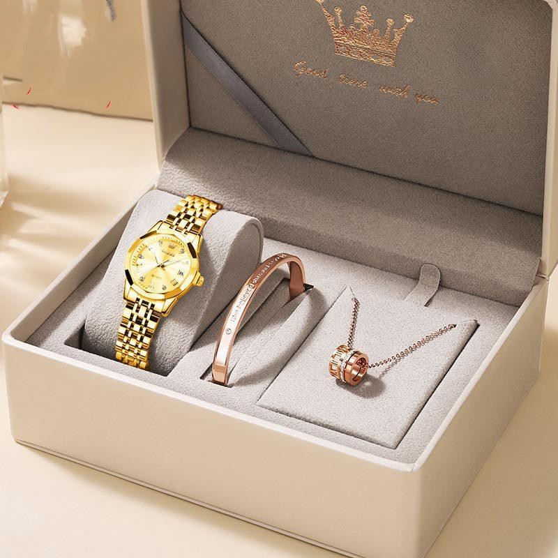 Quarz-Damenuhr-Geschenkbox