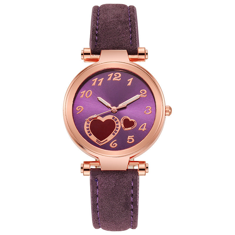 Reloj Retro Love para Mujer con Diseño Sencillo y Original