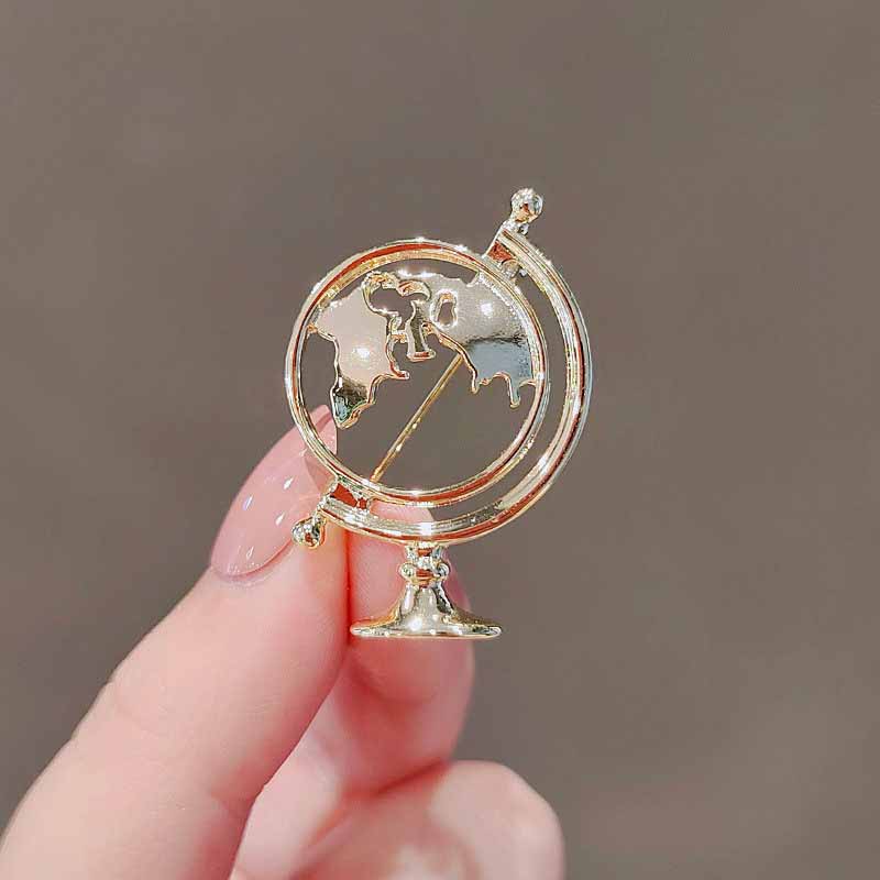 Broche de aleación en forma de globo hueco con personalidad creativa