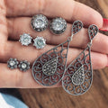 Schmuck funkelnde Kristall-Boho-Ohrringe
