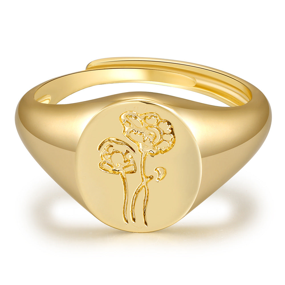 Coole Damenring-Accessoires Schmuck