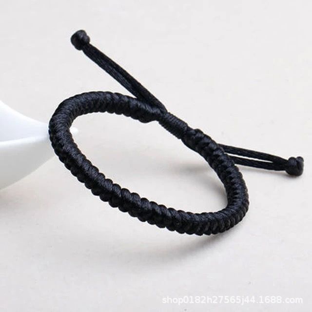 Dorje Knot Red Rope Adjustable Size Hand-woven Red Rope