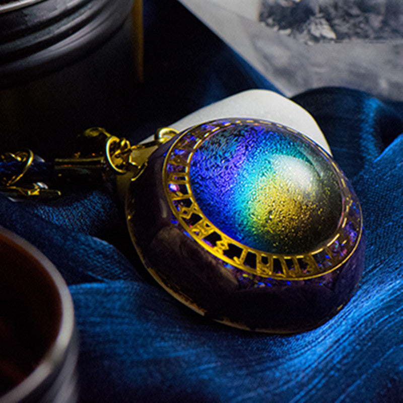 Herren- und Damenmode Regenbogen-Kristall-Anhänger-Halskette