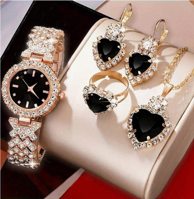 Bunte Kristalle Quarzschmuck Anzug